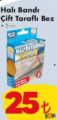 BOSS TAPE HALI BANDI ÇİFT TARAFLI BEZ 5 M BOSS TAPE HALI BANDI ÇİFT TARAFLI BEZ 5 M